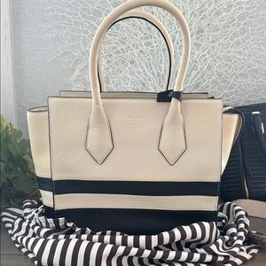 Elegant Black and White Tote Bag
